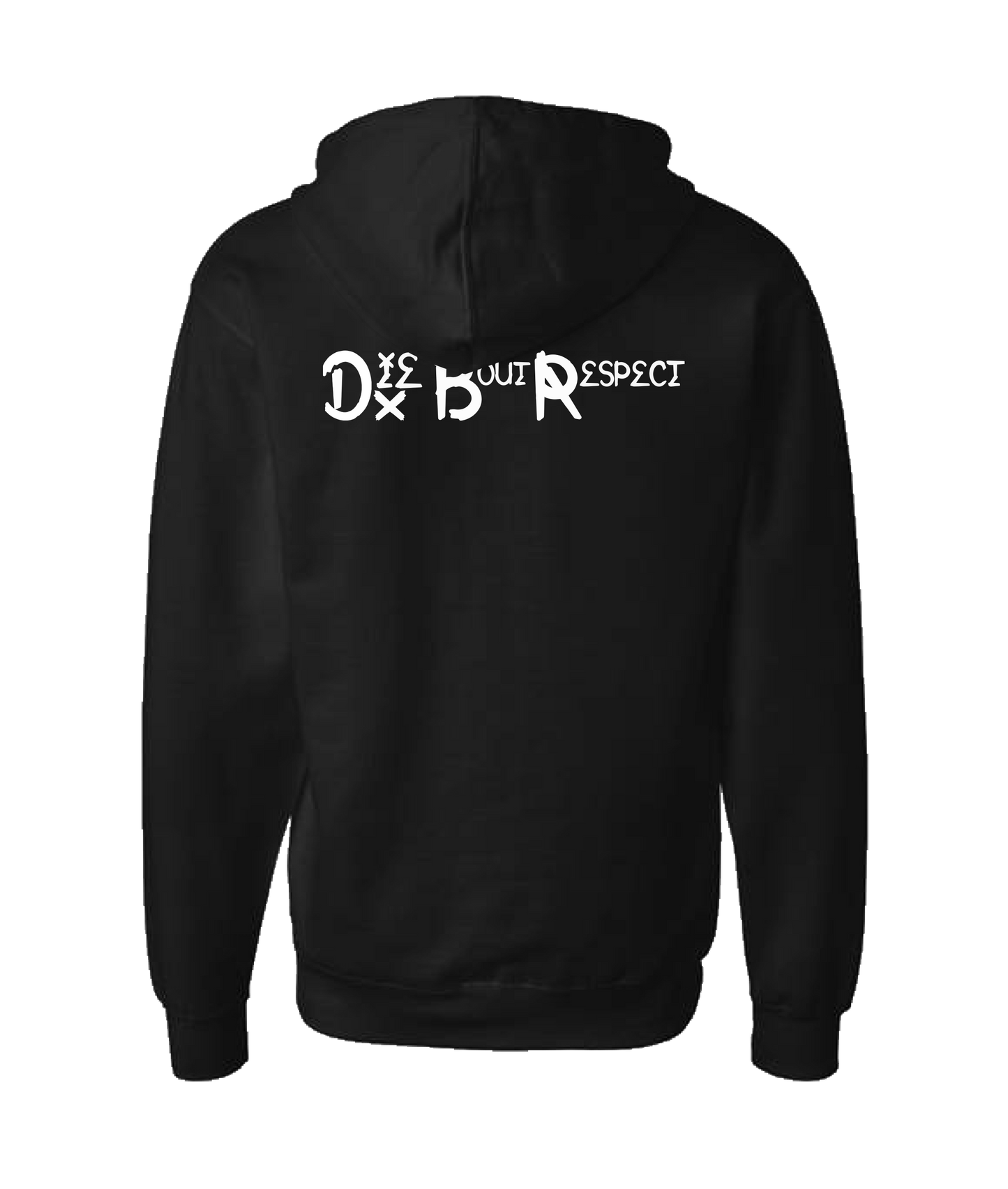 DBR - Die Bout Respect - Black Zip Up Hoodie