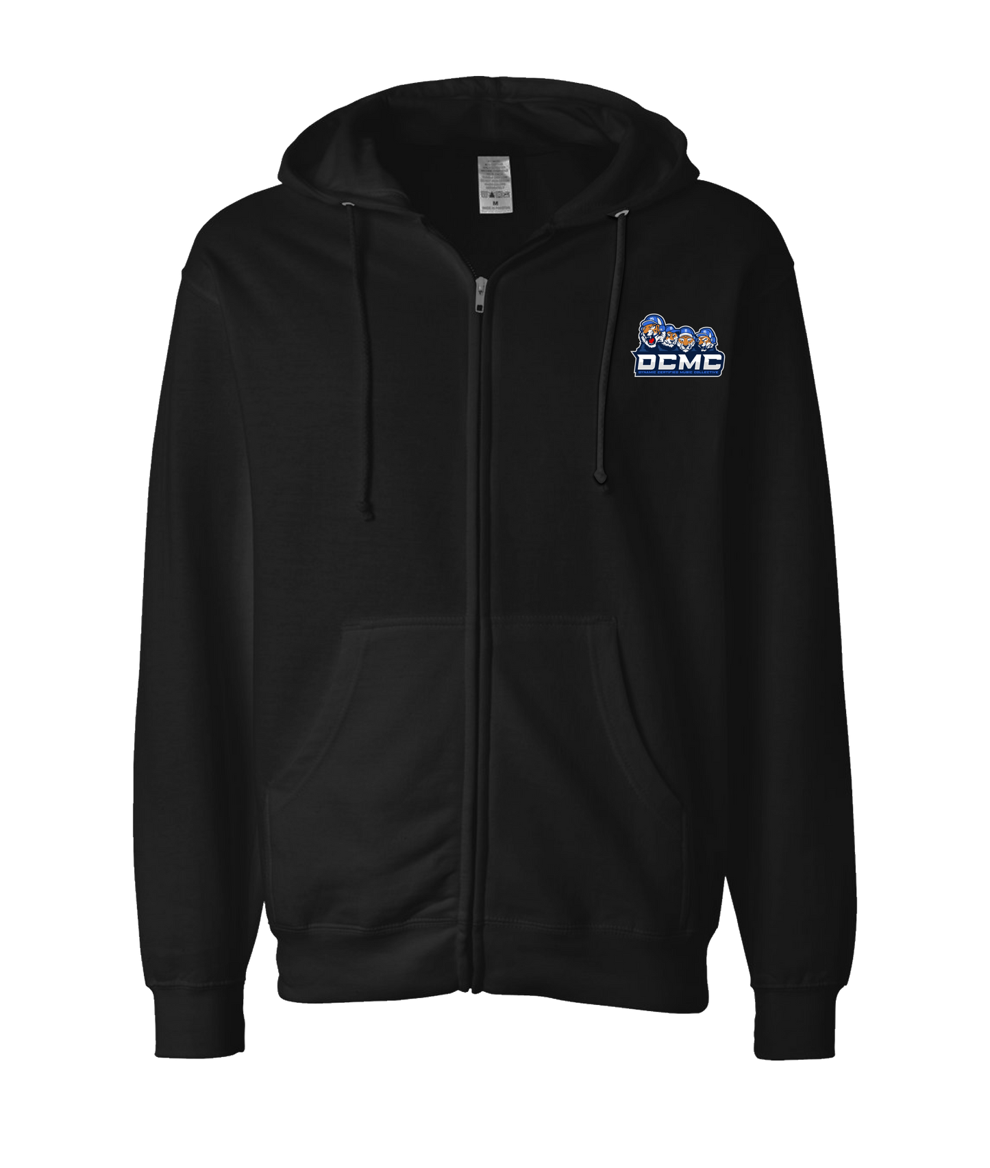 Dynamic Cert Music Collective - Tigers - Black Zip Up Hoodie
