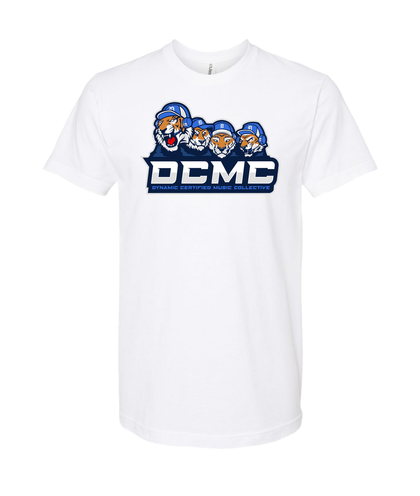 Dynamic Cert Music Collective - Tigers - White T Shirt