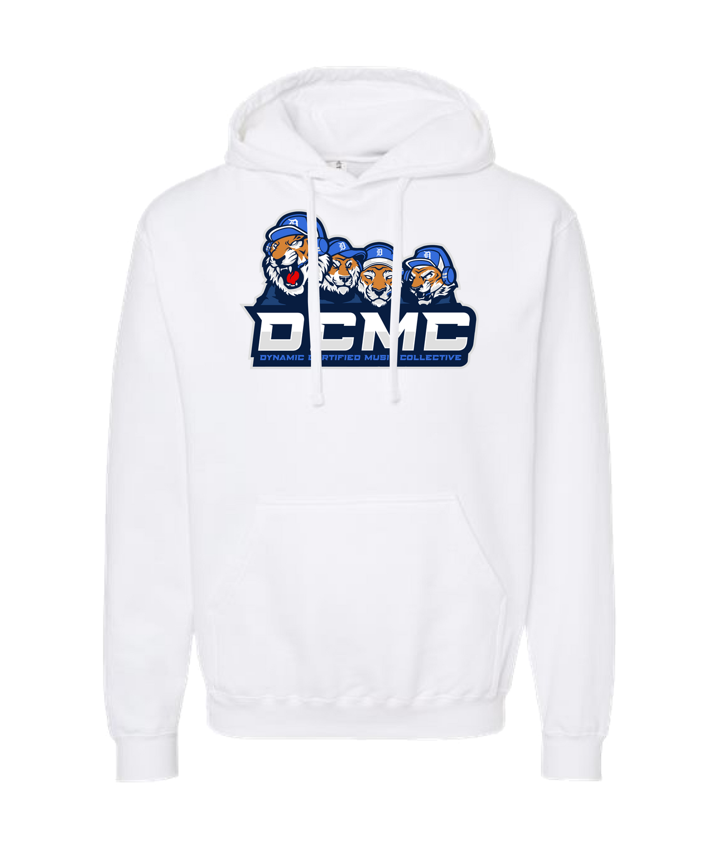 Dynamic Cert Music Collective - Tigers - White Hoodie