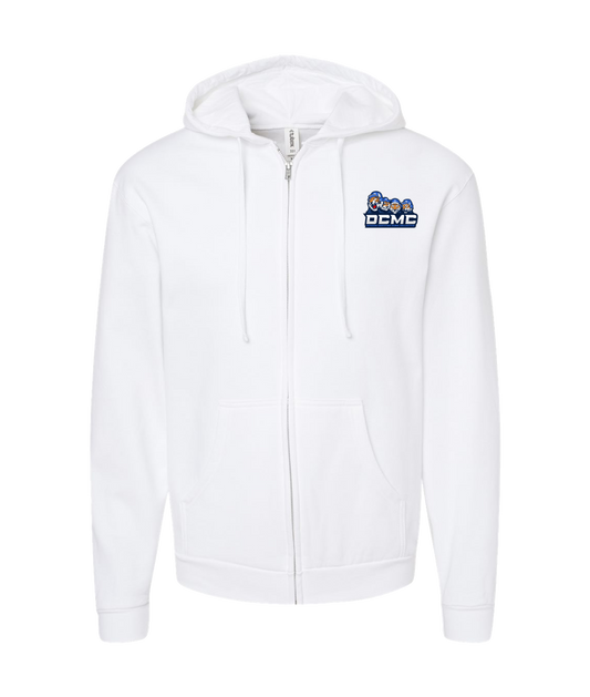 Dynamic Cert Music Collective - Tigers - White Zip Up Hoodie