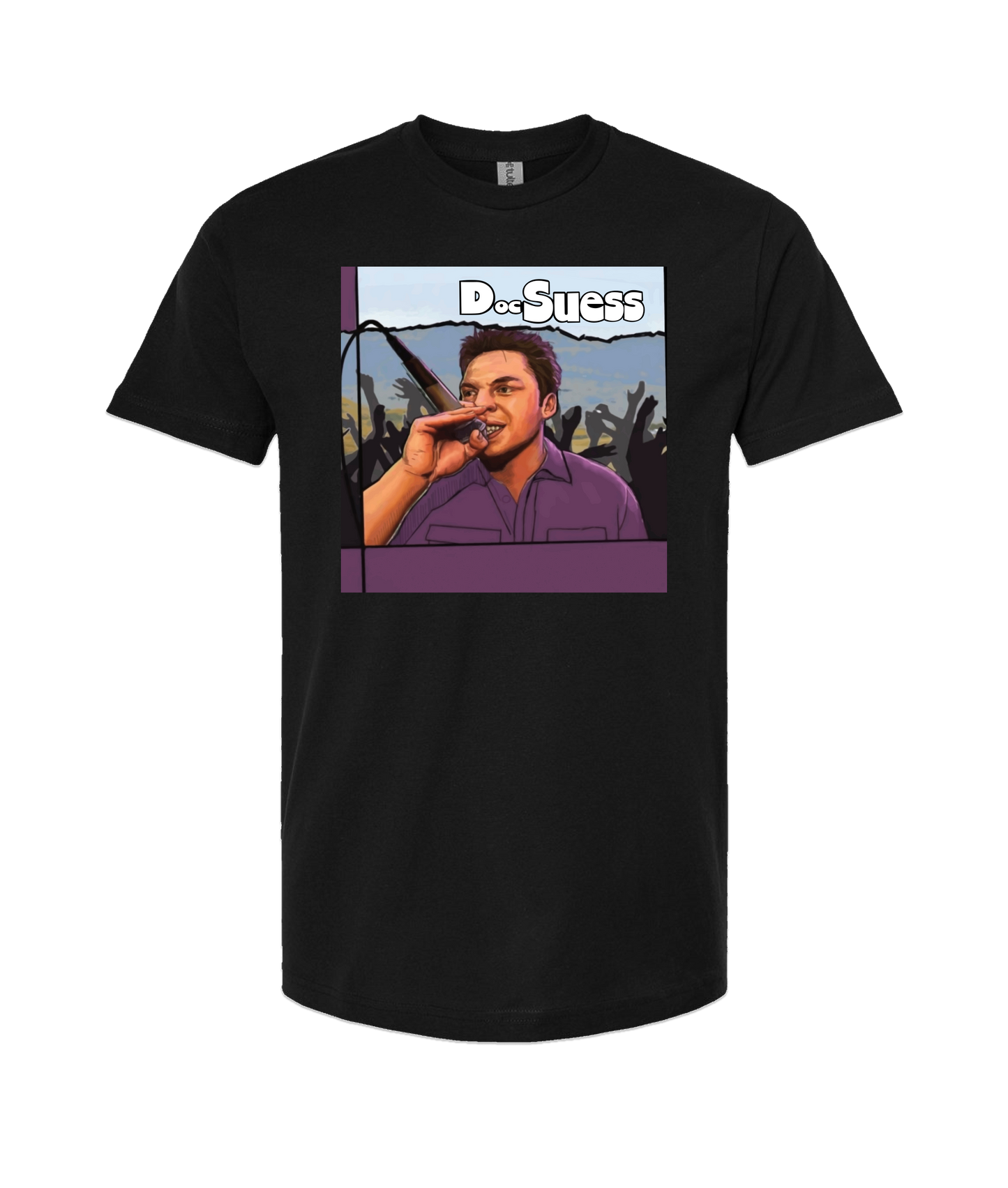 DocSuessMusic - Album Cover - Black T Shirt