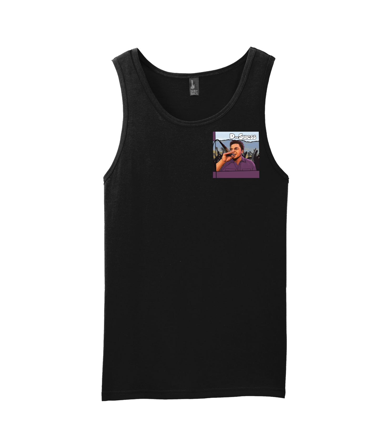 V-DCSMTOP - Album Cover - Black Tank Top