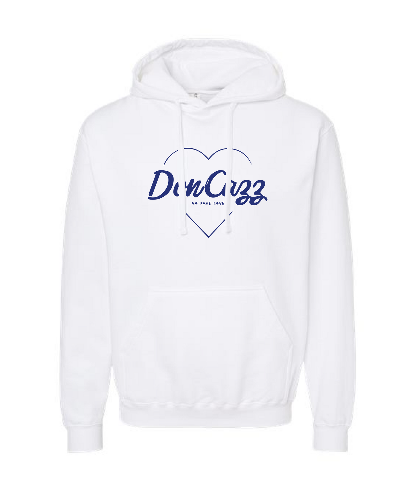 Don Cazz - No Fake Love - White Hoodie