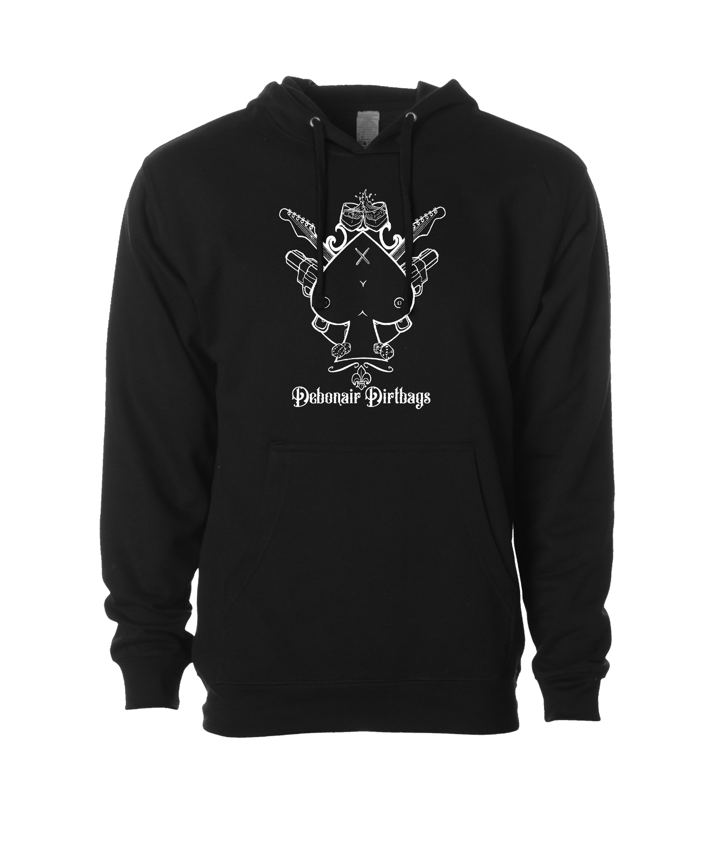 Debonair Dirtbags - Bubon Logo - Black Hoodie