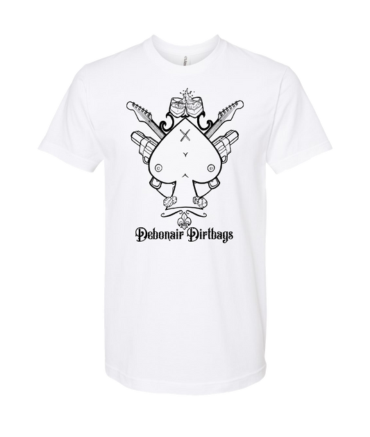 Debonair Dirtbags - Bubon Logo - White T Shirt