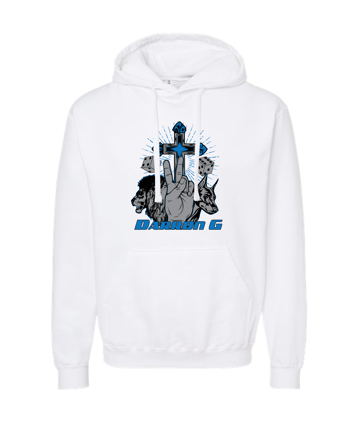 Darron.G - Power - White Hoodie