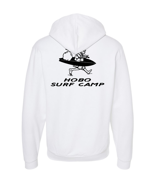 Dugz Shirtz - Hobo Surf Camp - White Zip Up Hoodie