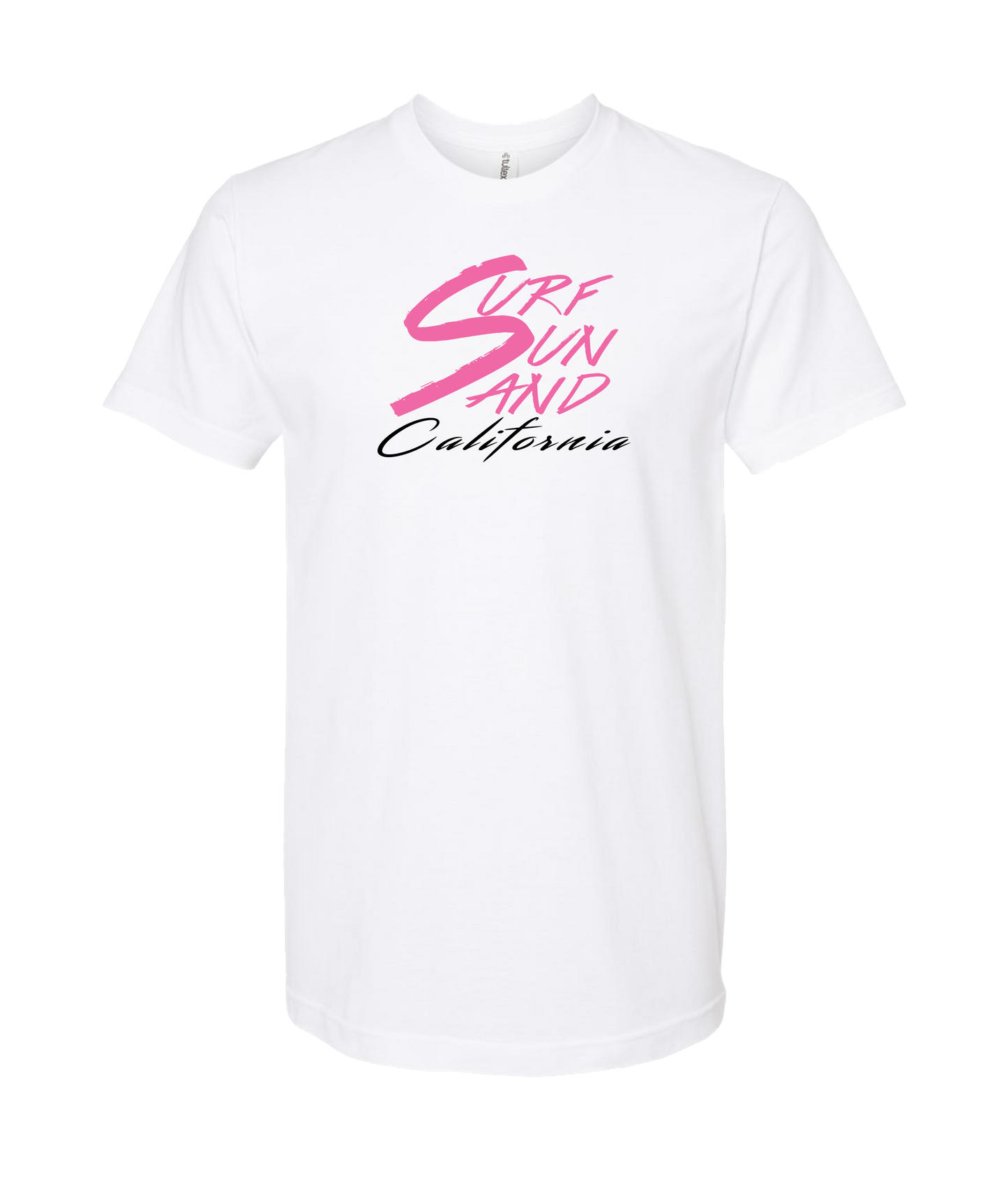 Dugz Shirtz - Surf, Sun, And California - White T Shirt