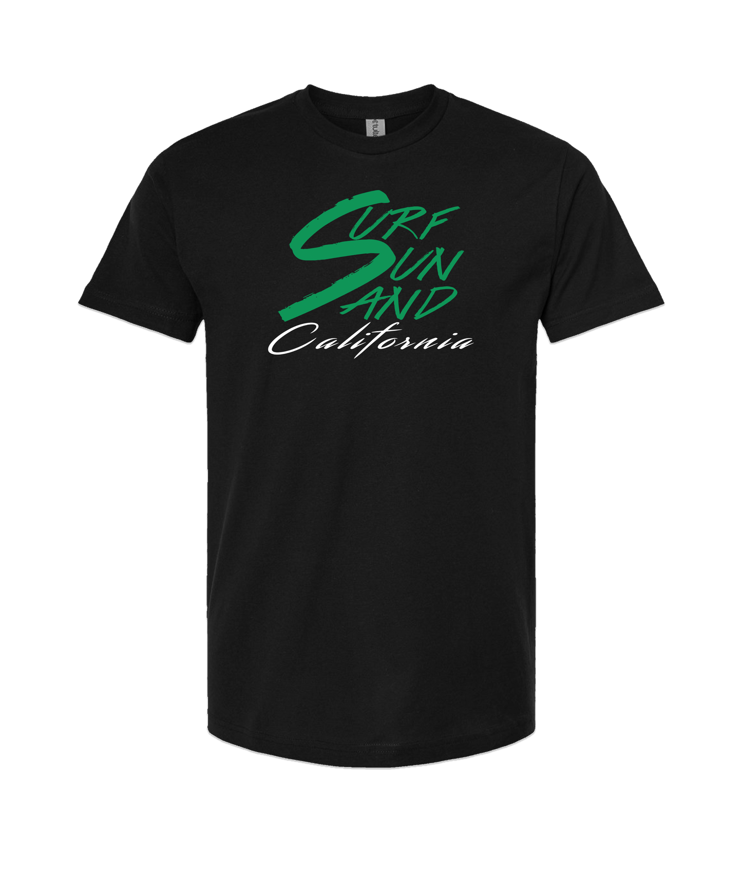 Dugz Shirtz - Surf, Sun, And California - Black T Shirt