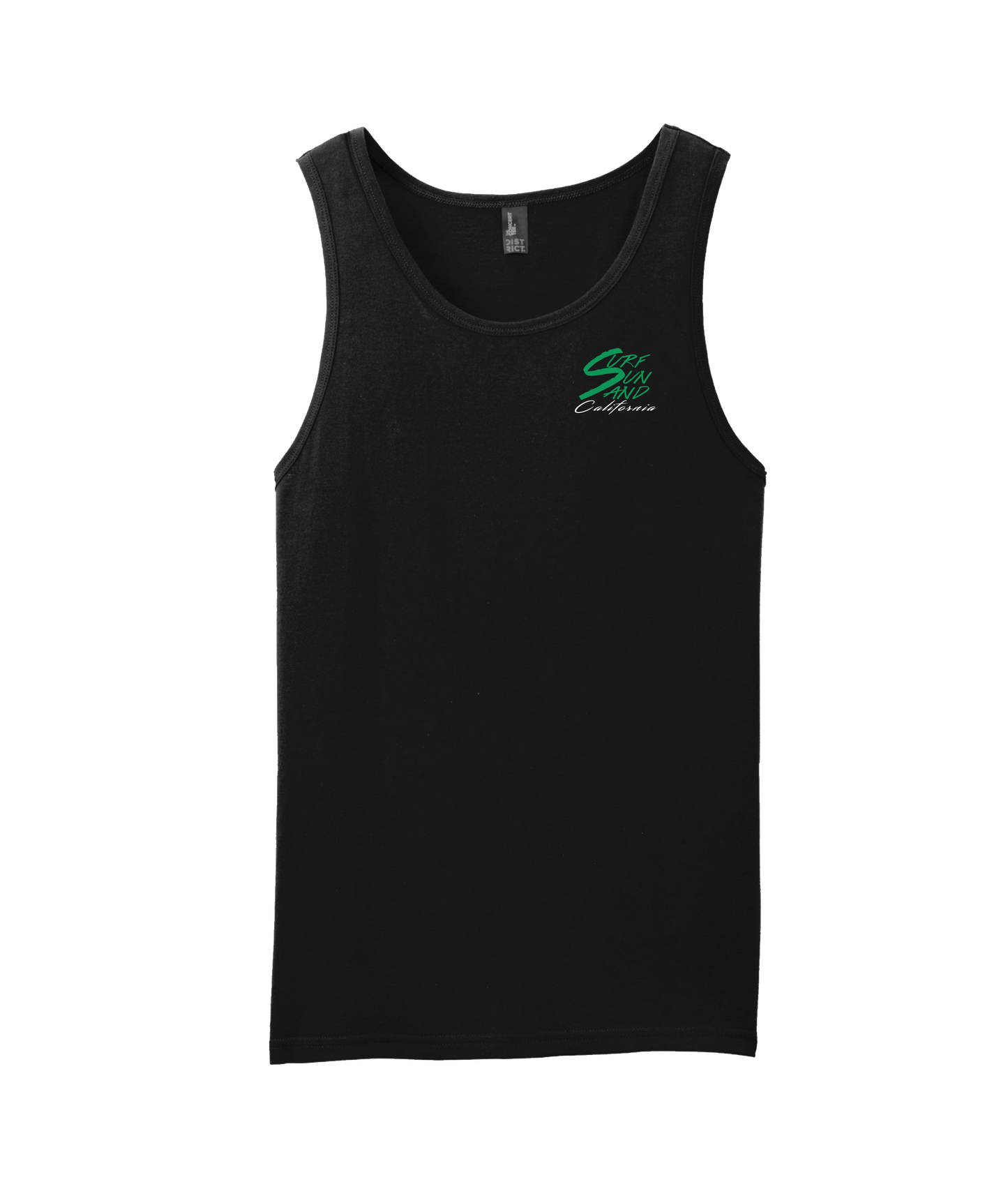 Dugz Shirtz - Surf, Sun, And California - Black Tank Top