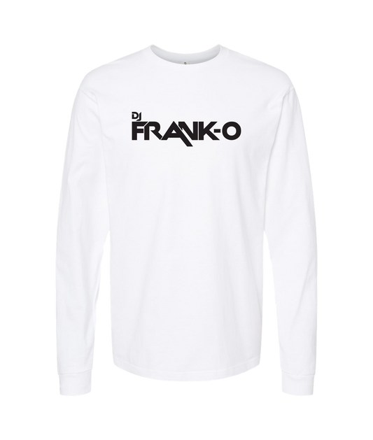 DJ FRANK - O - Logo - White Long Sleeve T
