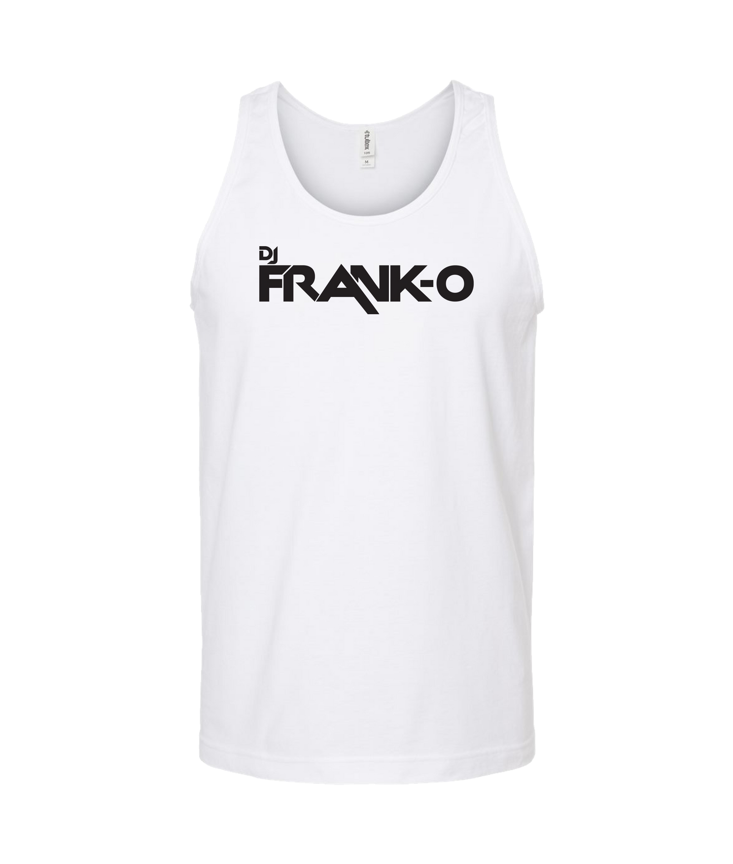 DJ FRANK - O - Logo - White Tank Top