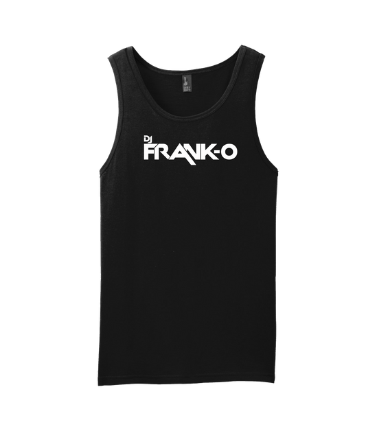 DJ FRANK - O - Logo - Black Tank Top