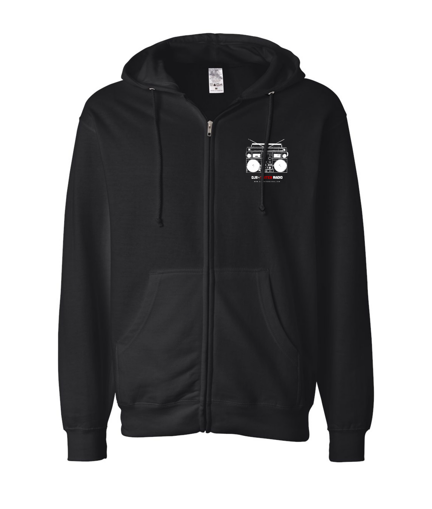 DJs United Global Logo Zip Hoodie