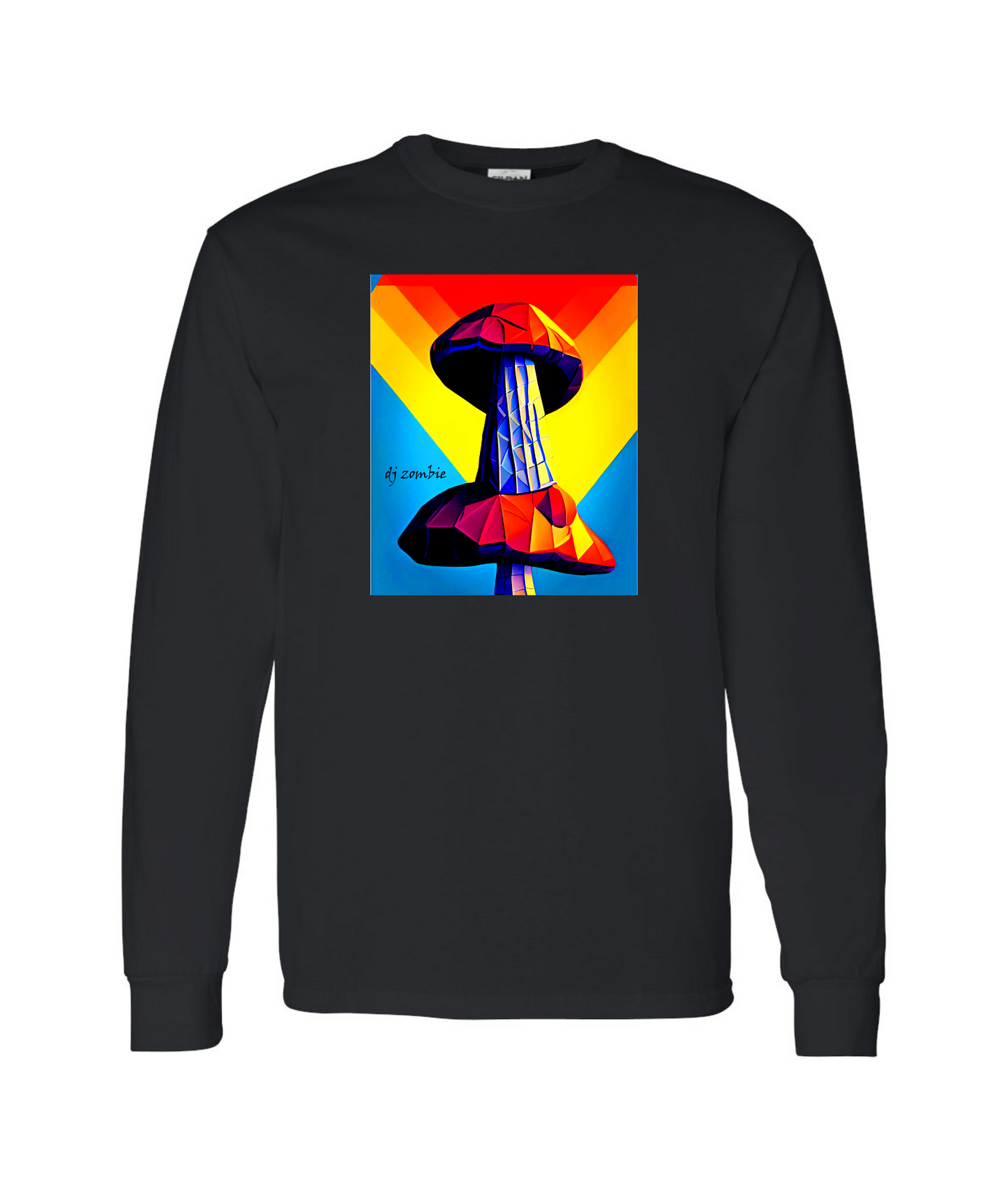 Dj Zombie - Shroom - Black Long Sleeve T