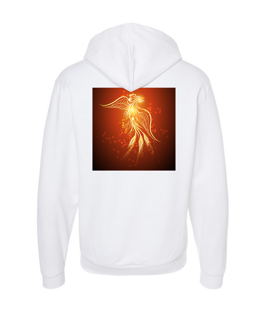 Donisha Lloyd - Feenix Logo - White Zip Hoodie