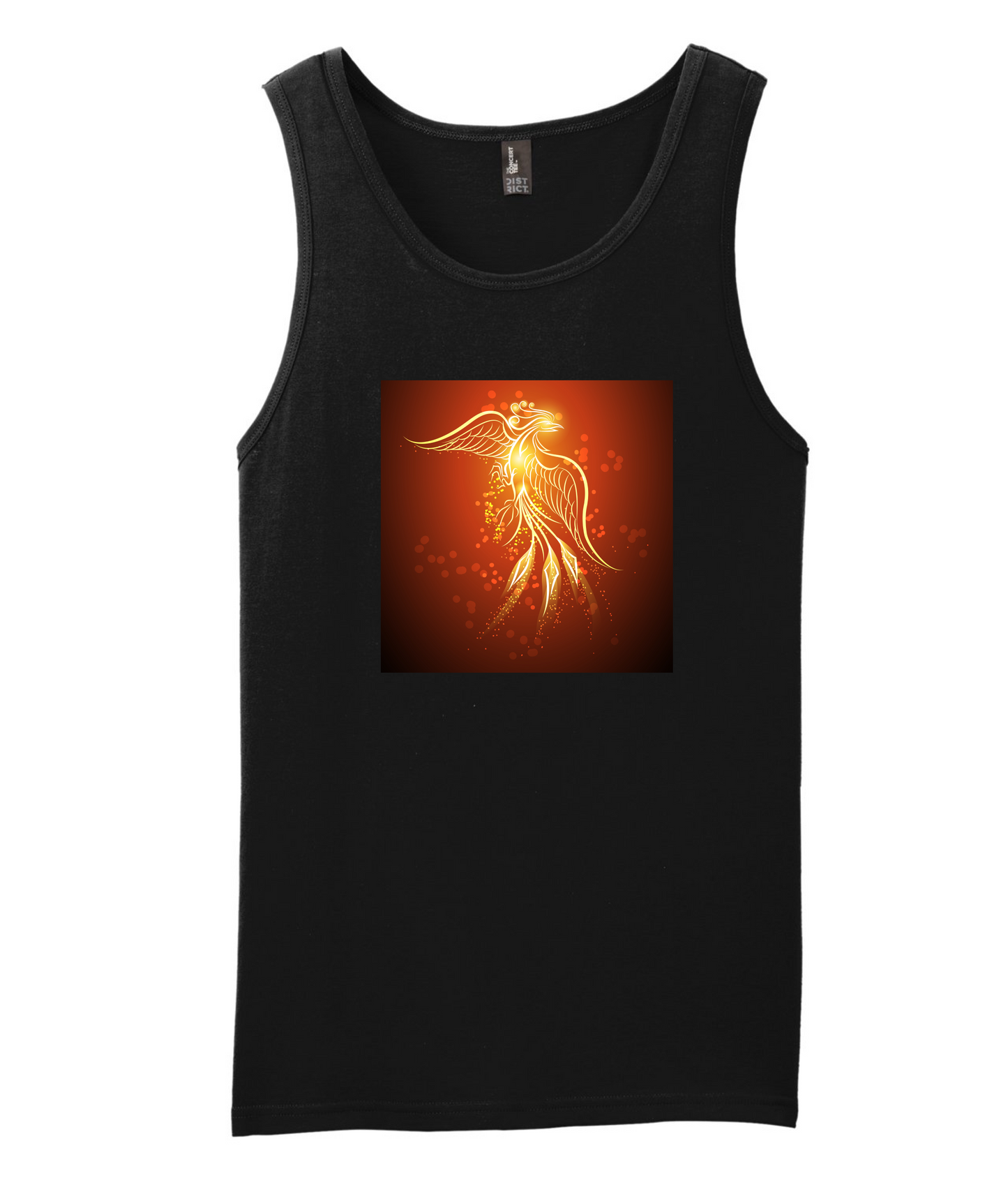 Donisha Lloyd - Feenix Logo - Black Tank Top