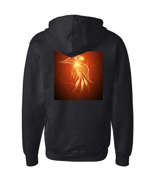 Donisha Lloyd - Feenix Logo - Black Zip Hoodie