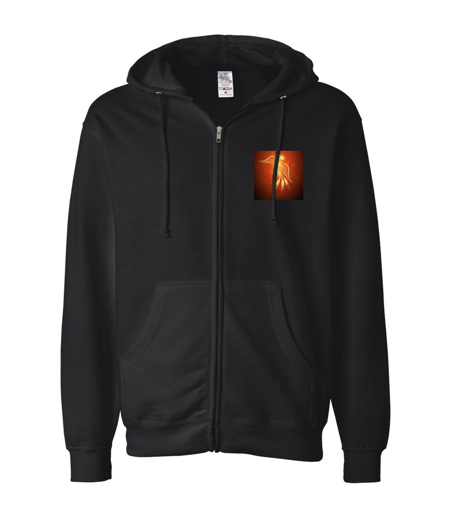 Donisha Lloyd - Feenix Logo - Black Zip Hoodie