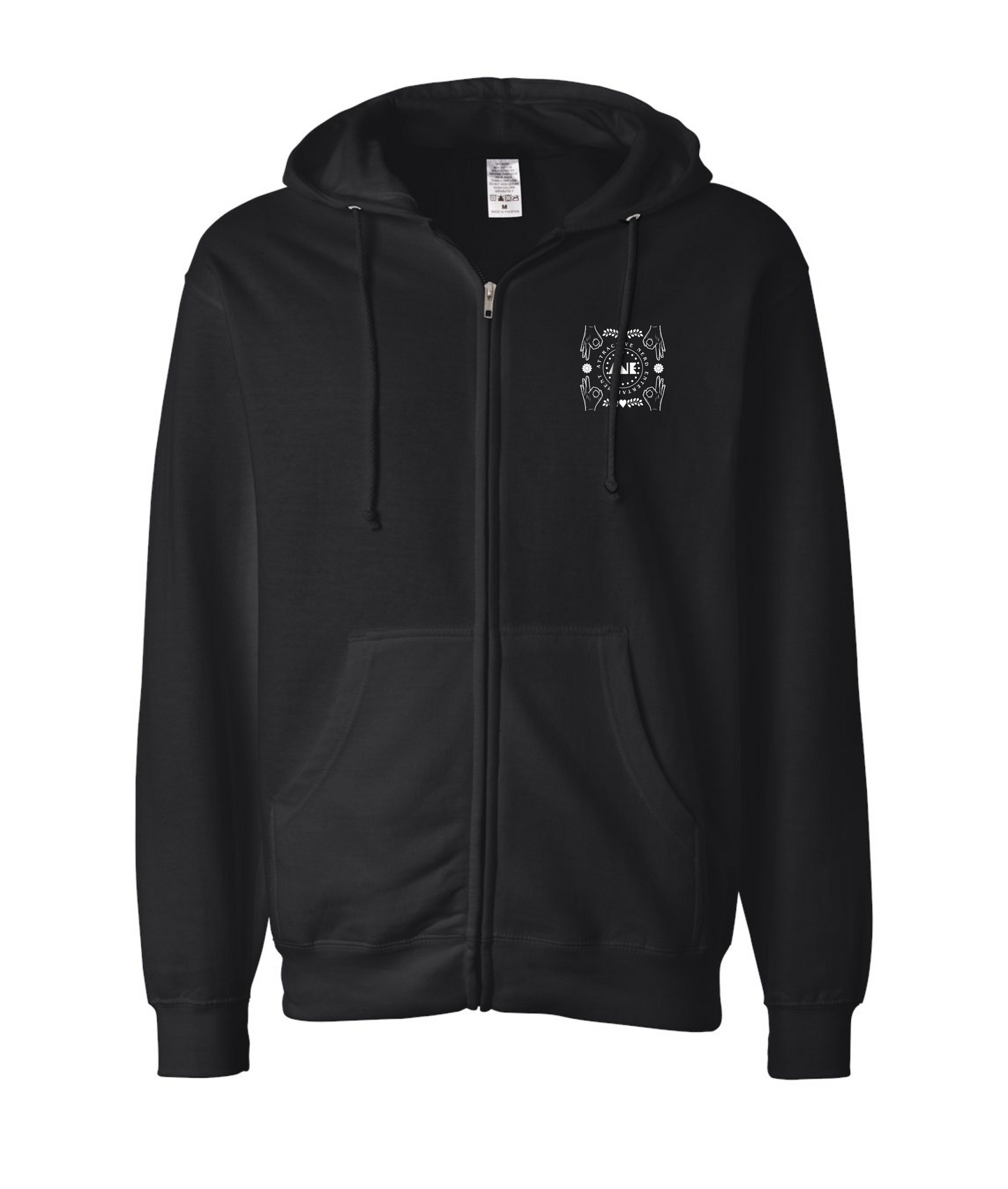 akaBahzzy Logo Zip Hoodie