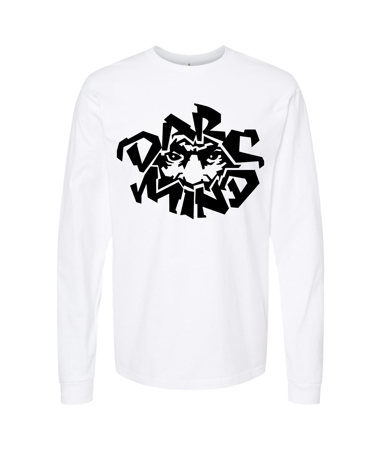 DARC MIND - Logo 1 - White Long Sleeve T