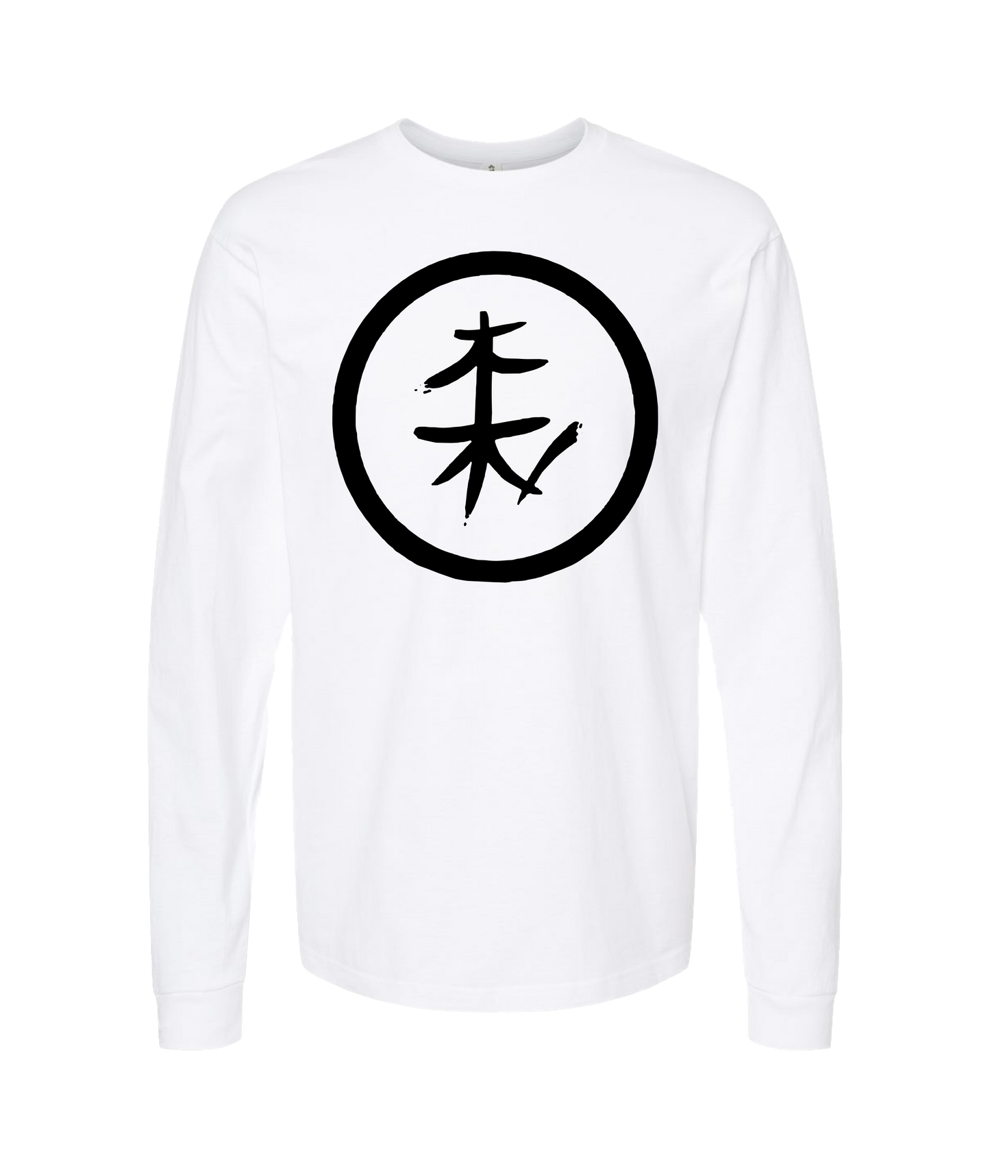 DARC MIND - Logo 2 - White Long Sleeve T