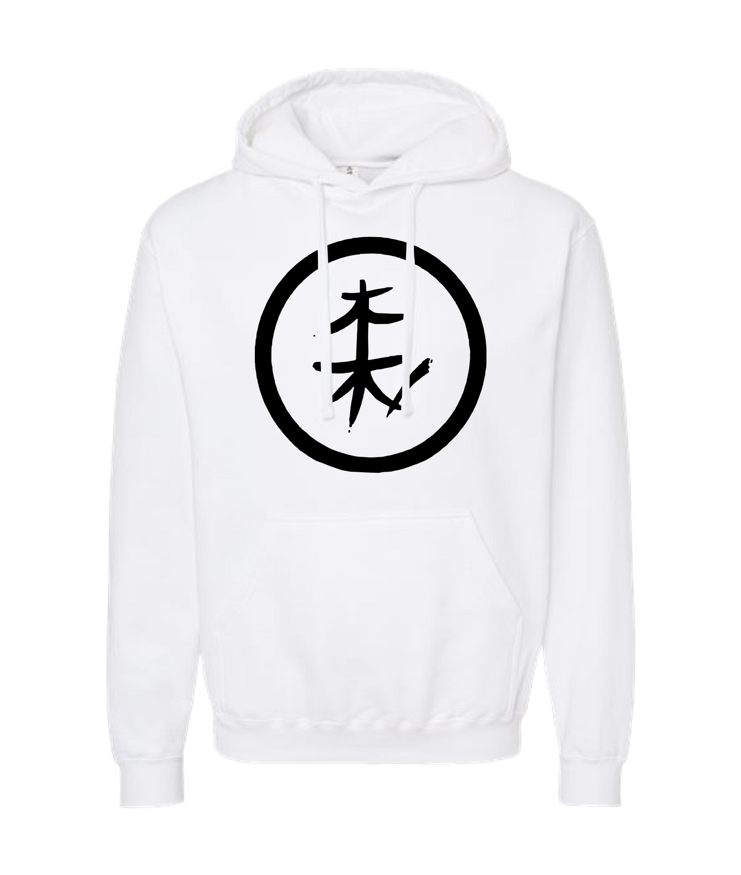 DARC MIND - Logo 2 - White Hoodie