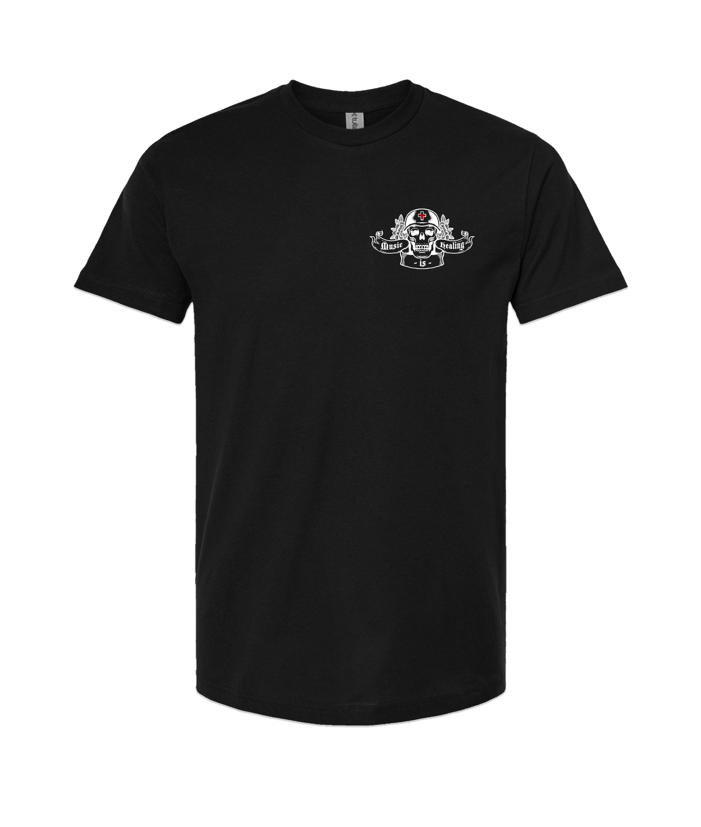 Doc Lohn Music - Music is Healing - Black T-Shirt