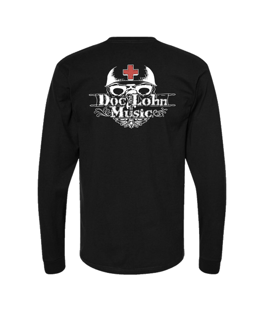 Doc Lohn Music - Music is Healing - Black Long Sleeve T