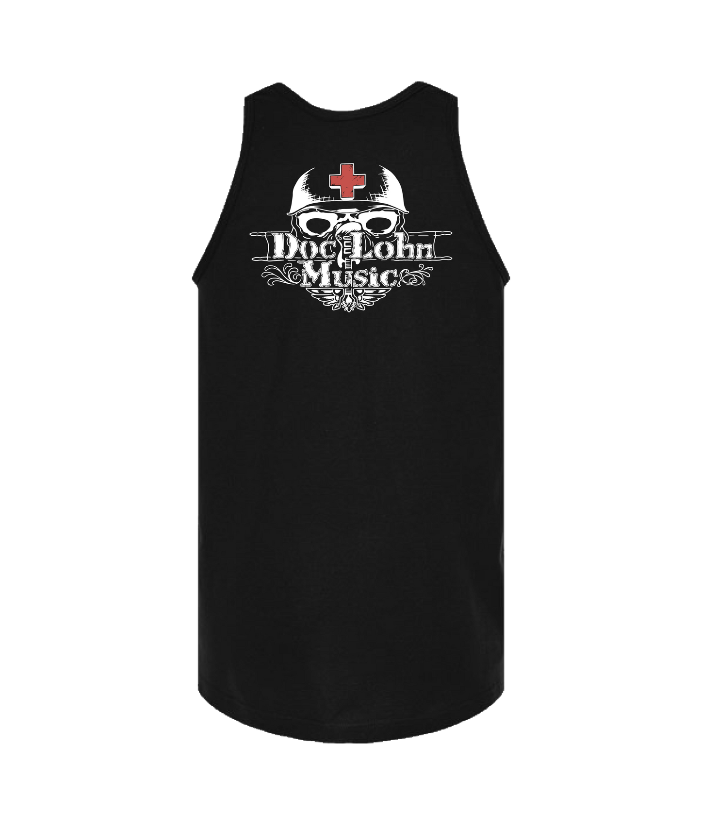 Doc Lohn Music - Music is Healing - Black Tank Top