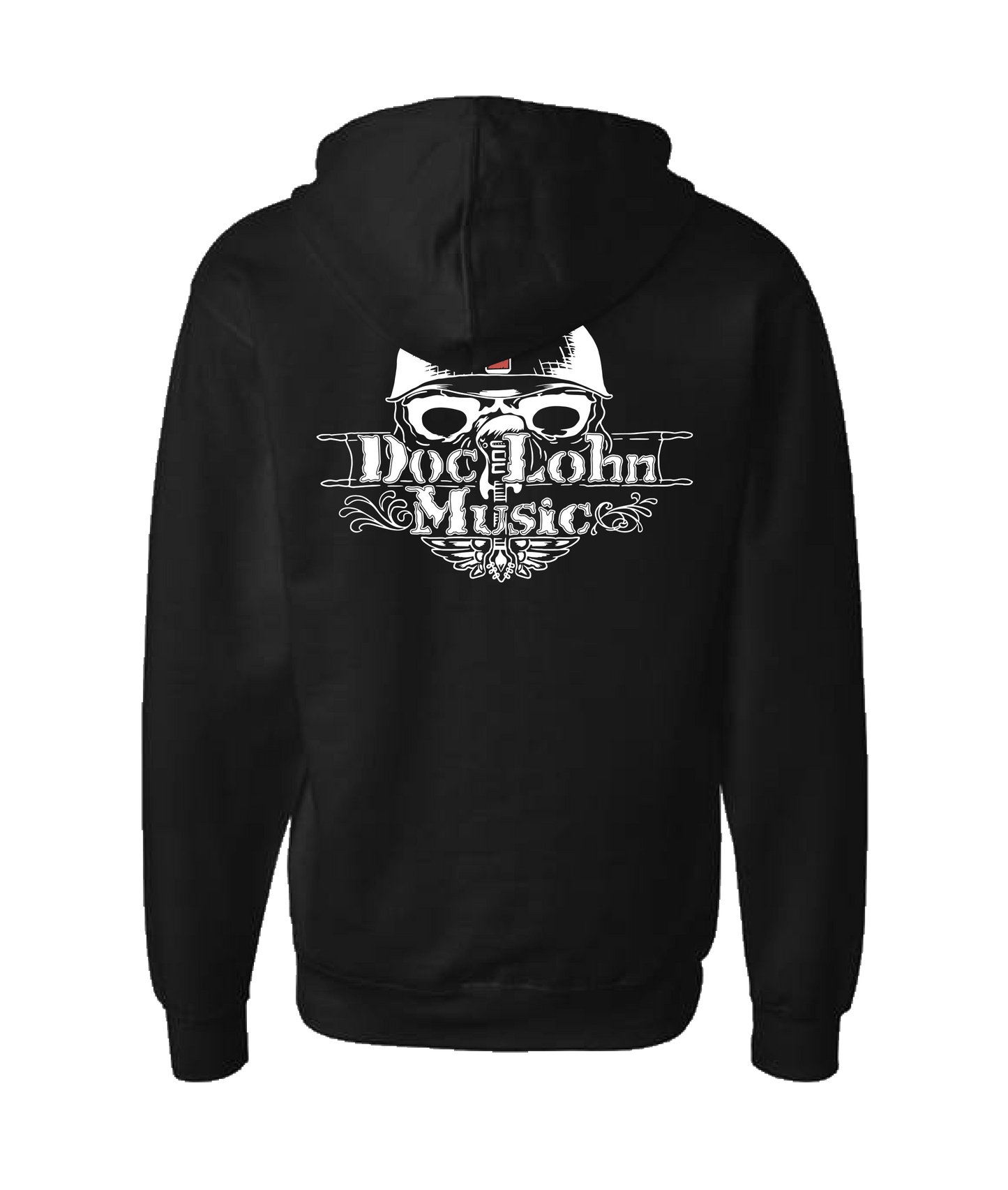 Doc Lohn Music - Music is Healing - Black Zip Up Hoodie
