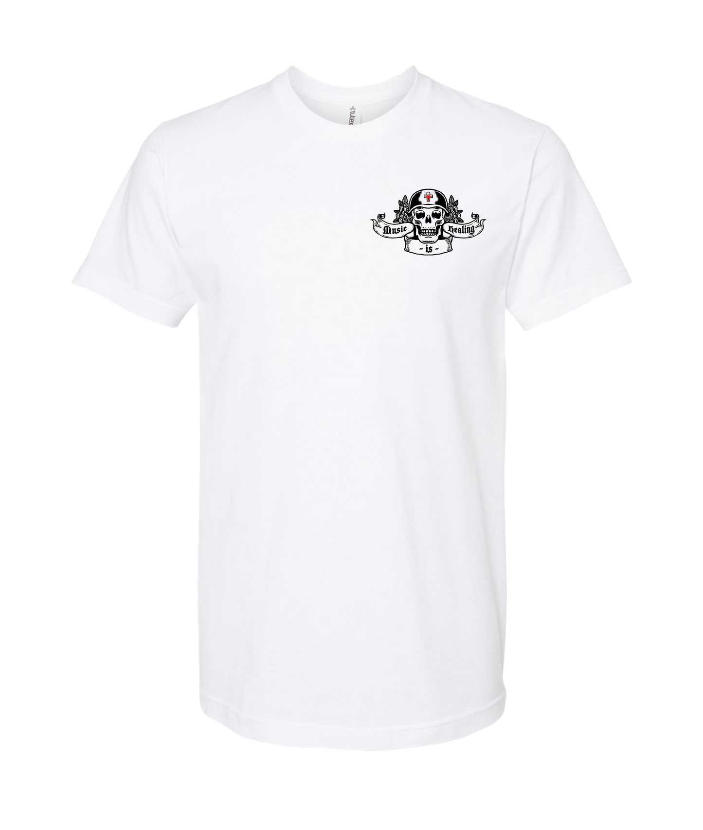 Doc Lohn Music - Music is Healing - White T Shirt
