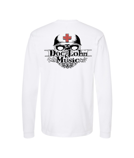 Doc Lohn Music - Music is Healing - White Long Sleeve T