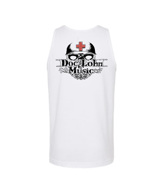 Doc Lohn Music - Music is Healing - White Tank Top