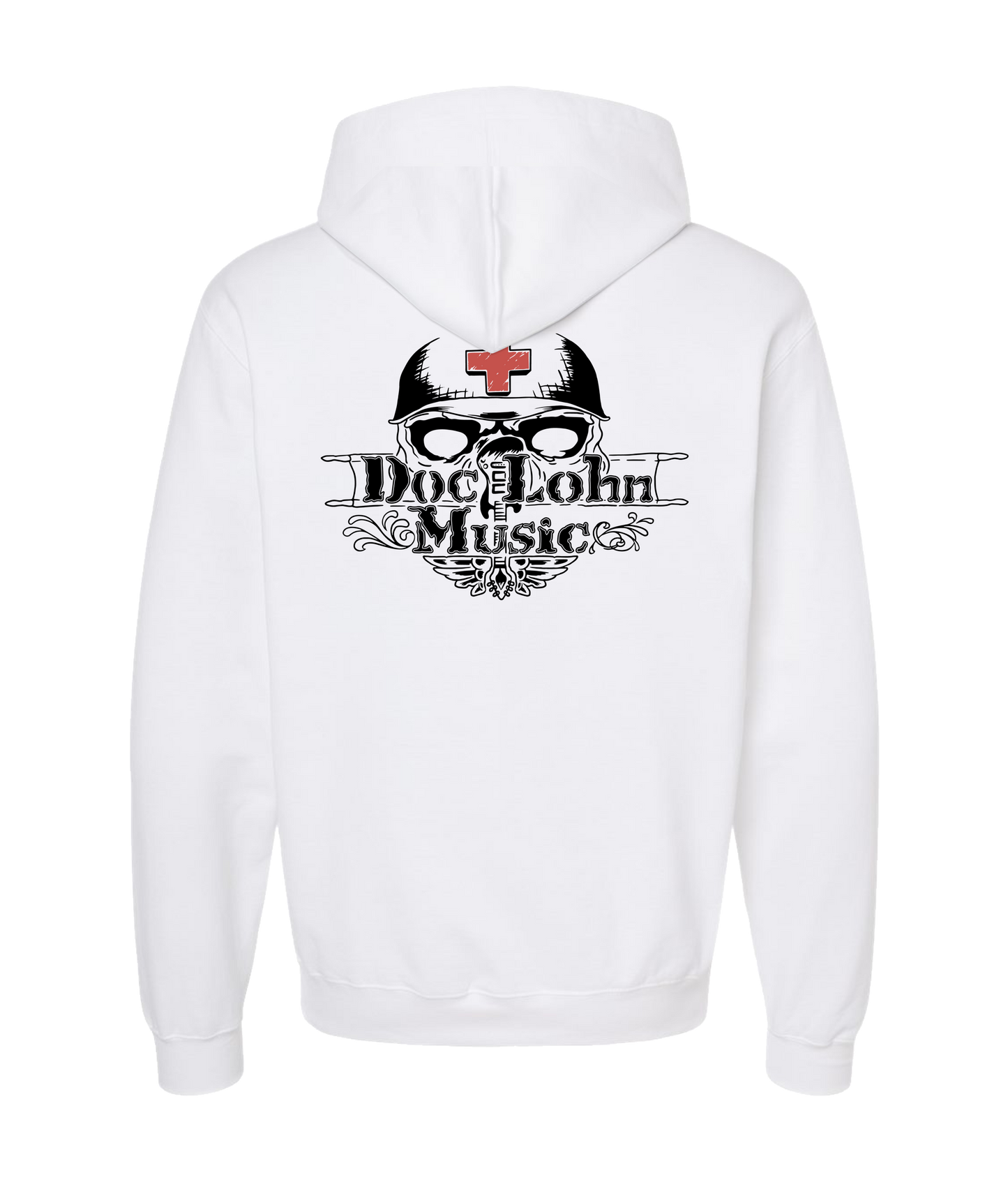 Doc Lohn Music - Music is Healing - White Hoodie