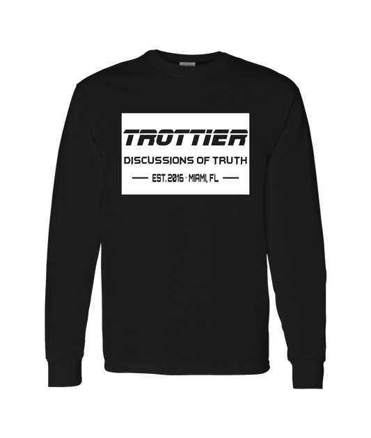 Discussions of Truth - TROTTIER - Black Long Sleeve T