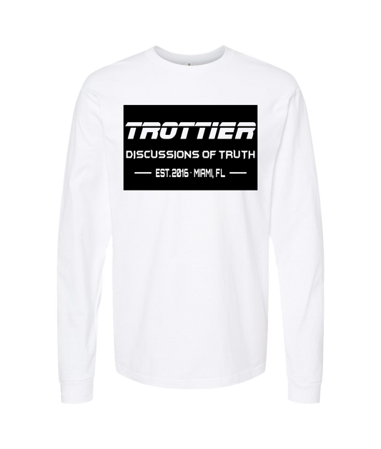 Discussions of Truth - TROTTIER - White Long Sleeve T