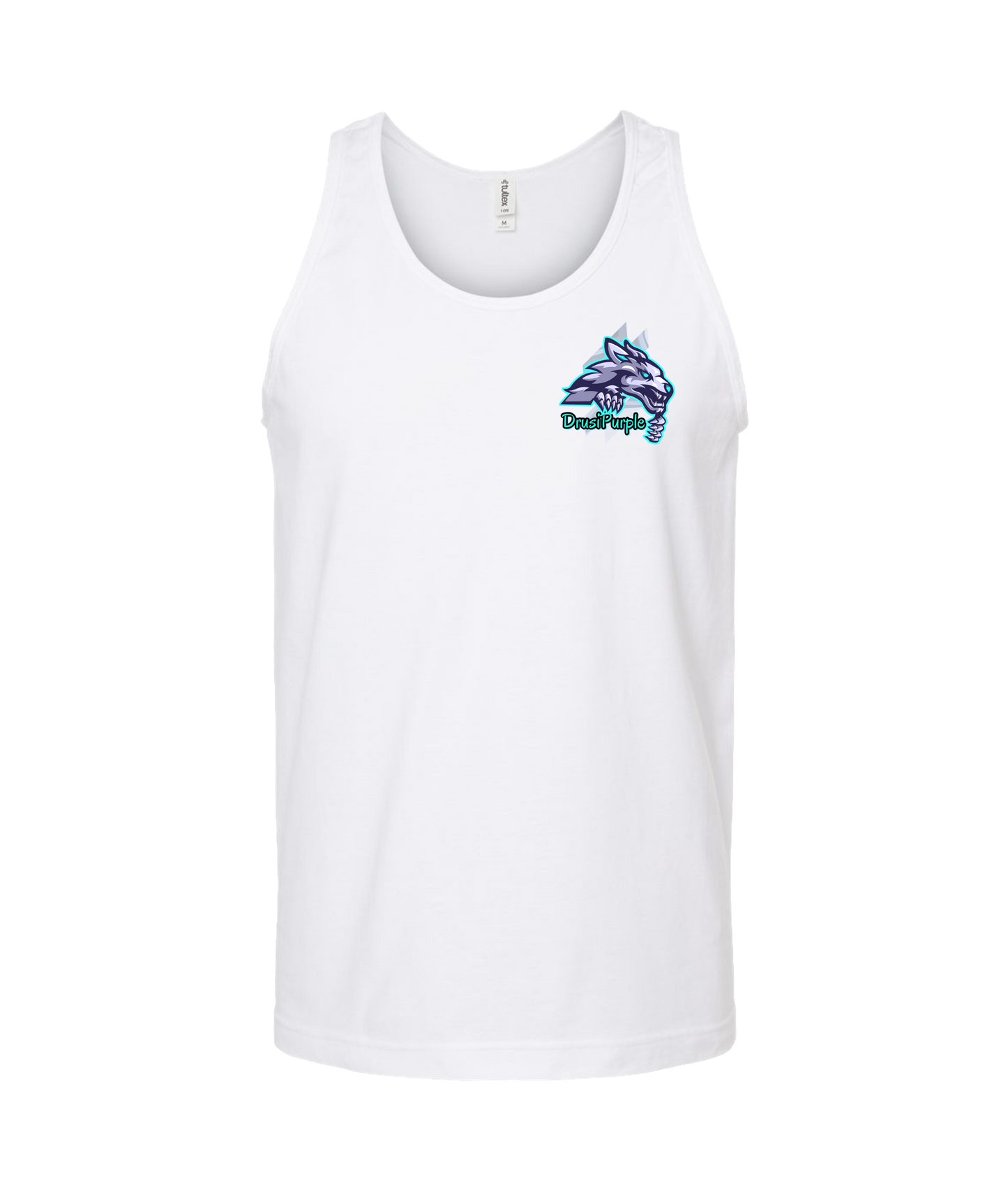 DrusiPurple - Logo - White Tank Top