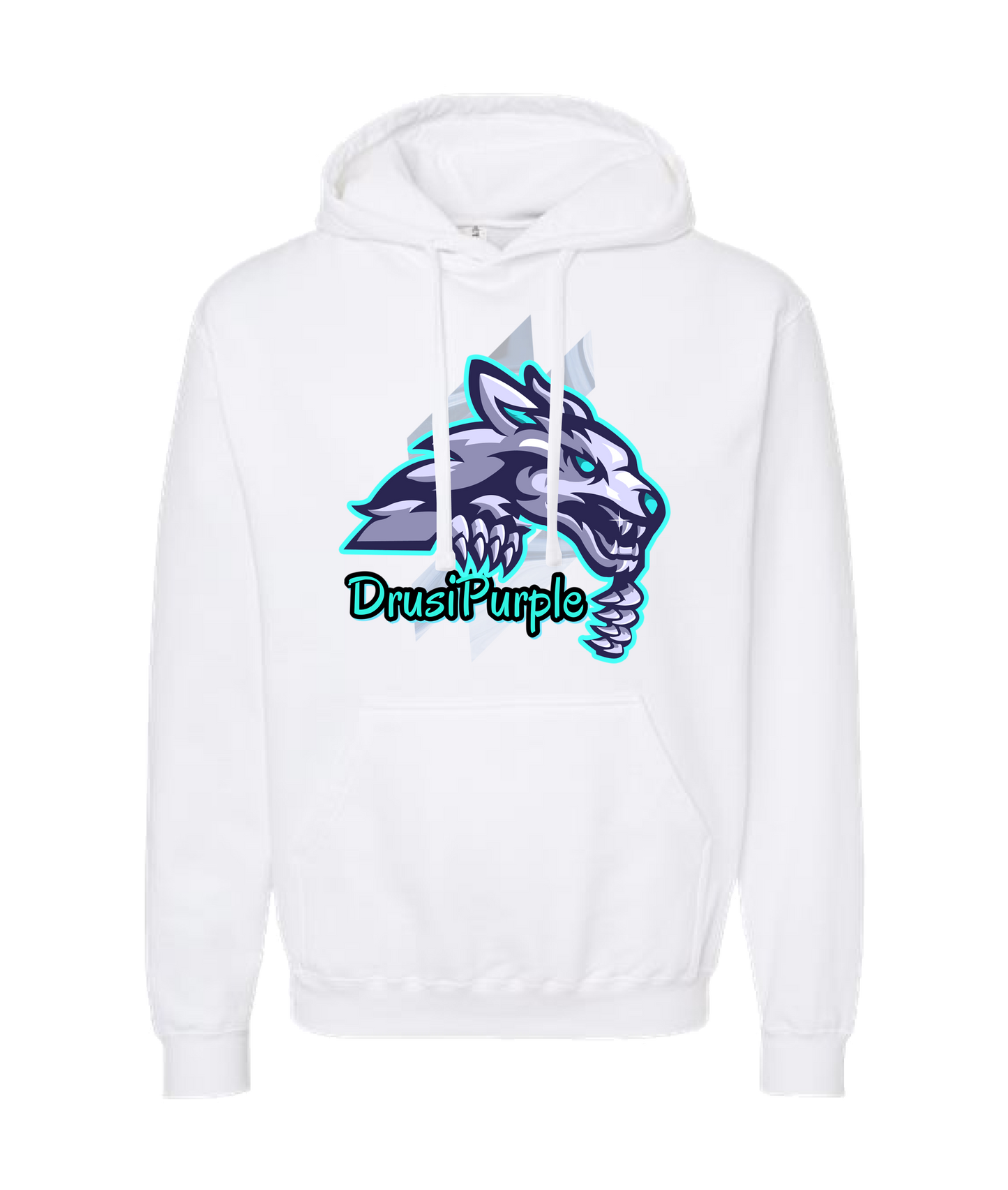 DrusiPurple - Logo - White Hoodie