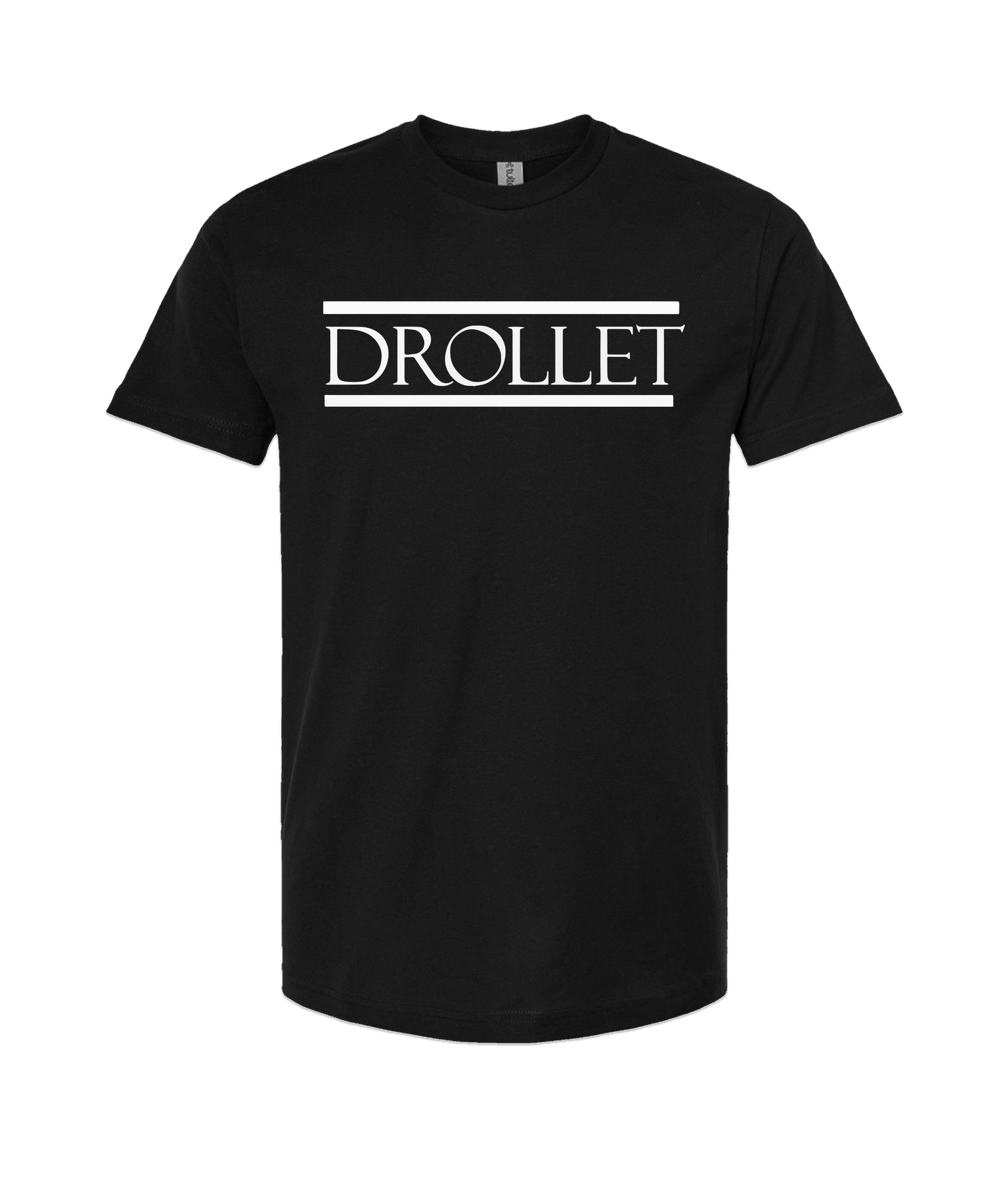Drollet - Logo - Black T-Shirt