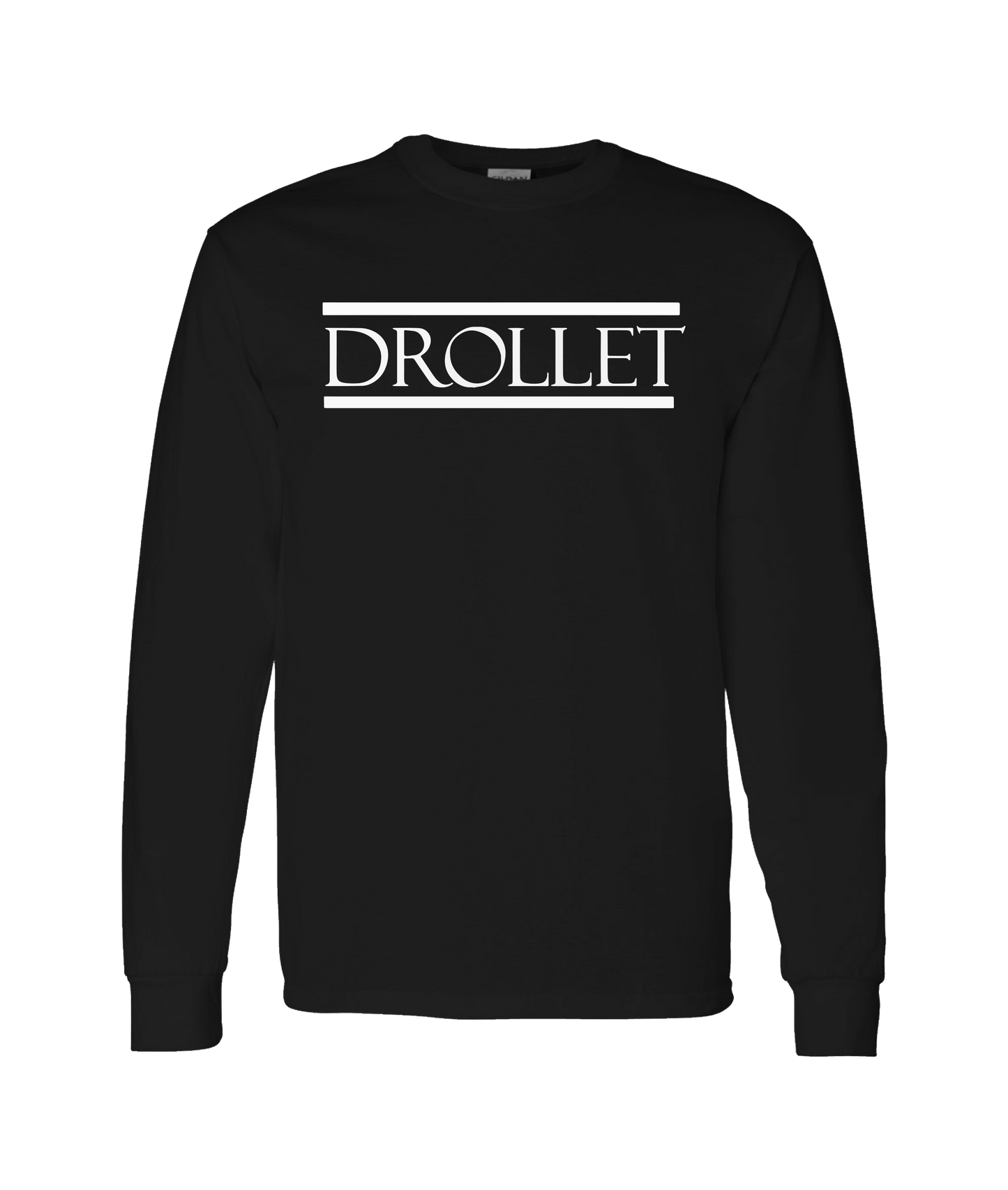 Drollet - Logo - Black Long Sleeve T