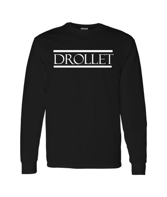 Drollet - Logo - Black Long Sleeve T