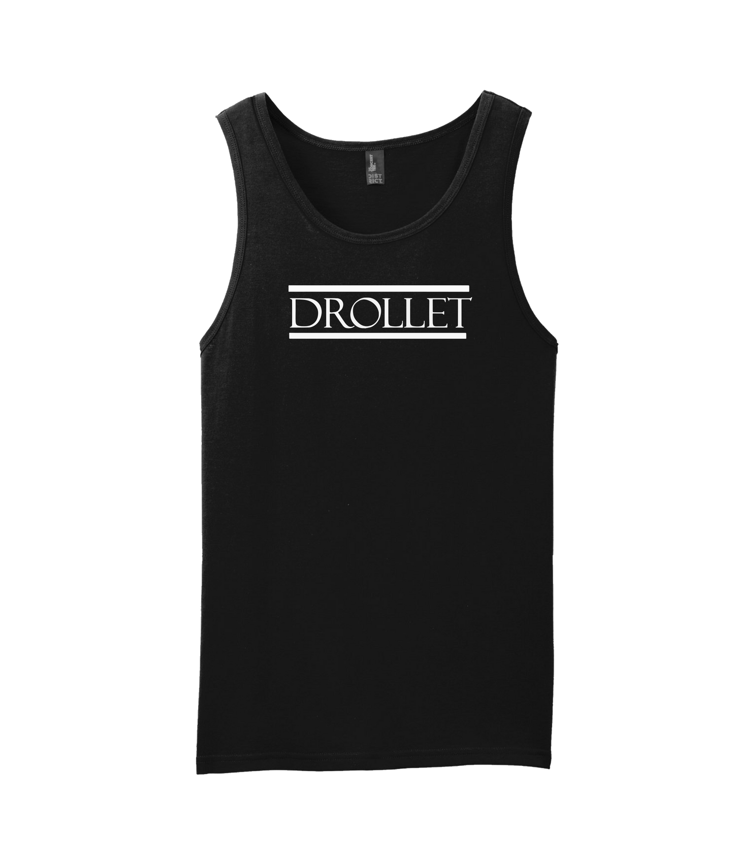 Drollet - Logo - Black Tank Top