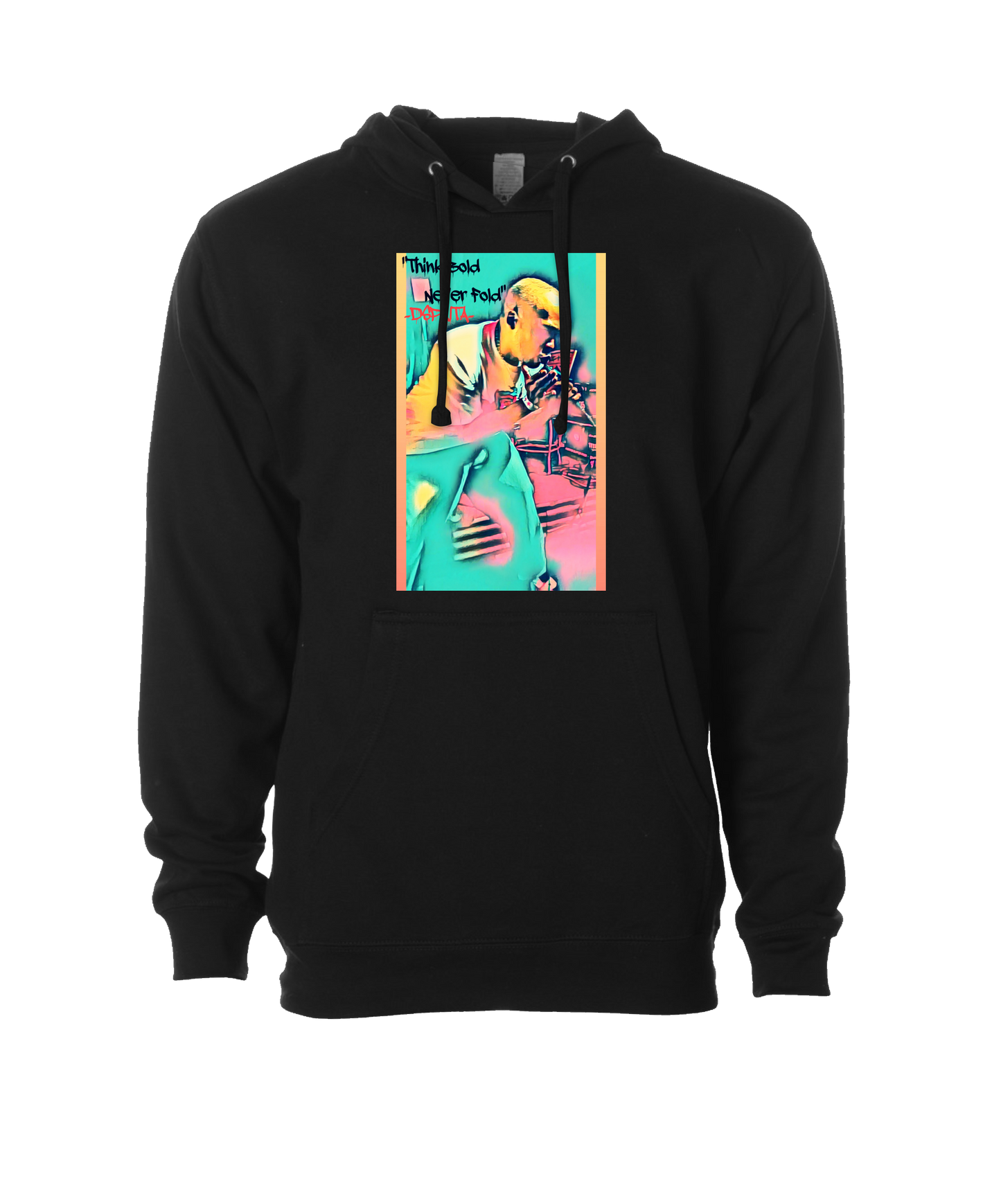 Dsplita - Think Bold Never Fold - White Hoodie