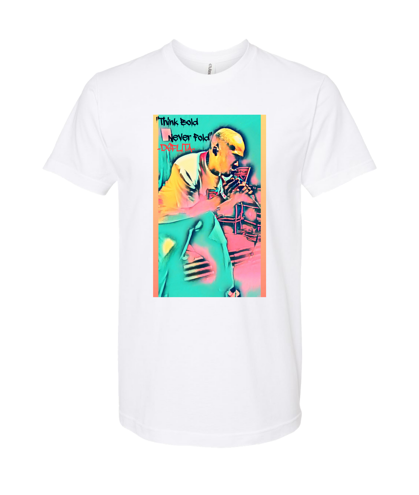 Dsplita - Think Bold Never Fold - Black T-Shirt