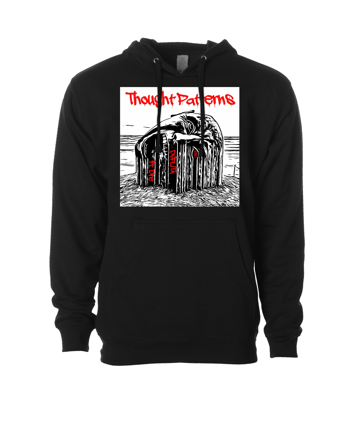 Dsplita - Thought Patterns - Black Hoodie