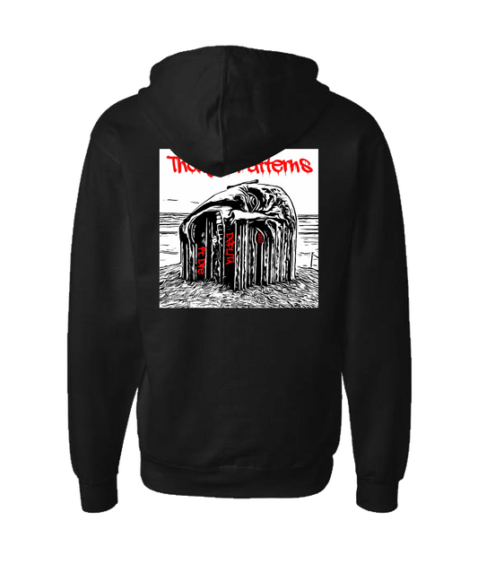 Dsplita - Thought Patterns - Black Zip Up Hoodie