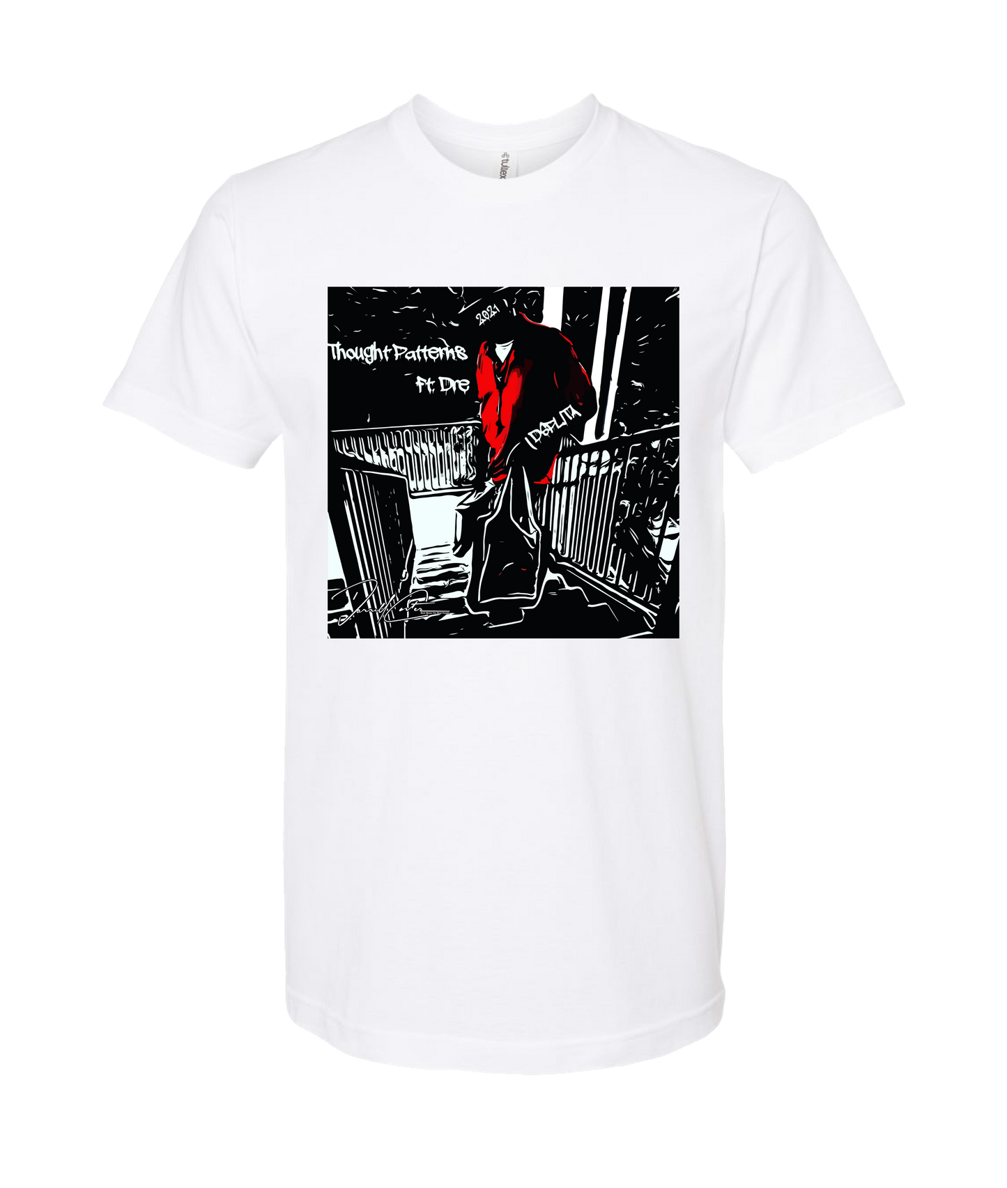 Dsplita - Thought Patterns - White T-Shirt