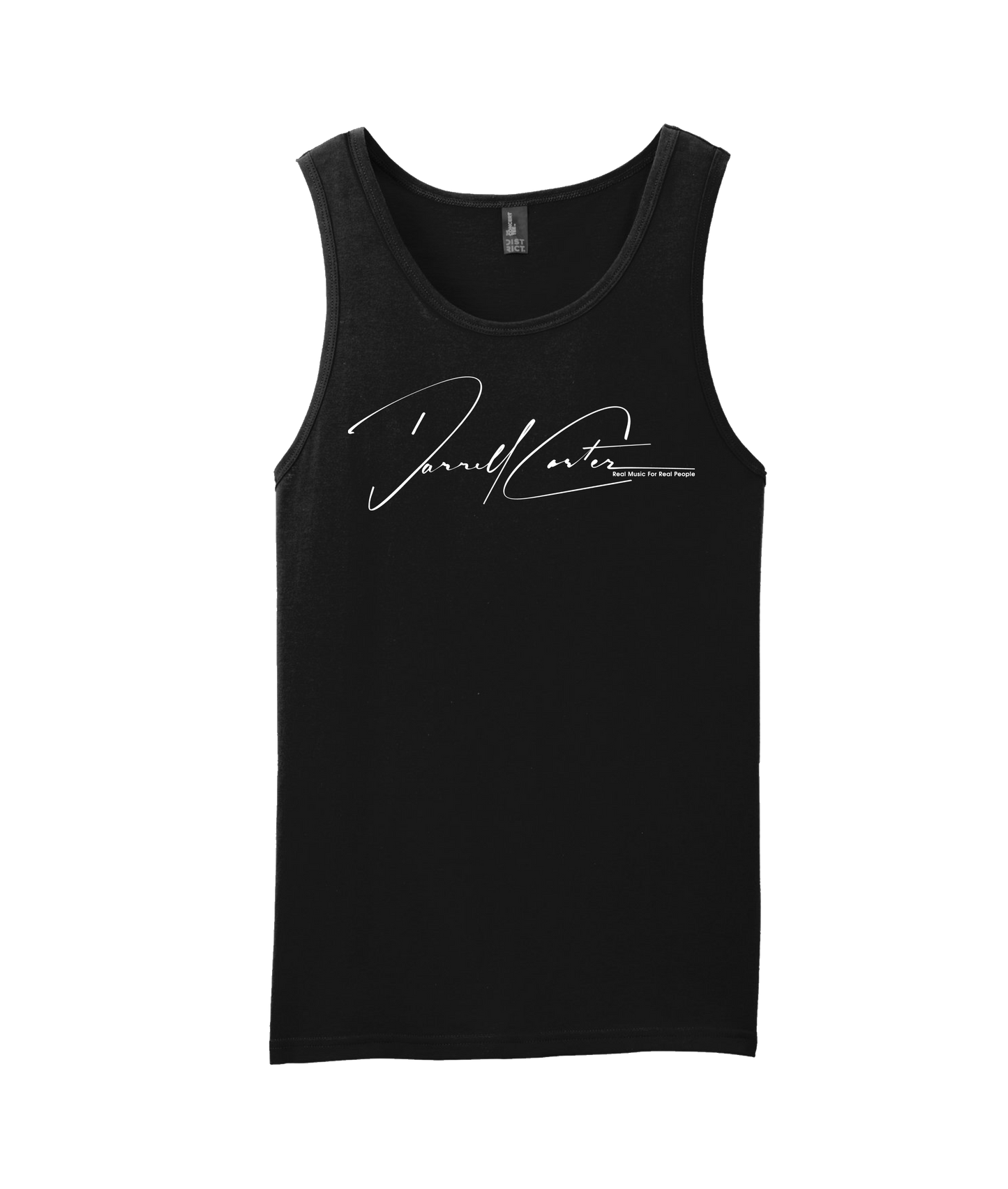 Dsplita - White Text - Black Tank Top